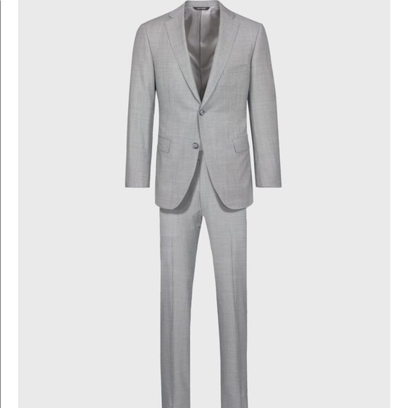 Paul Stuart Other - Paul Stuart Gray 100% wool birdseye suit